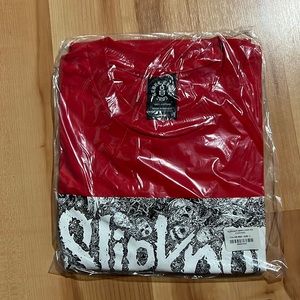 REBEL8 SLIPKNOT BAR LOGO TEE RED LARGE 😈😈😈